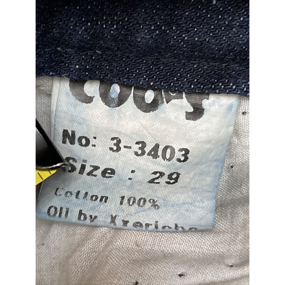 Club Coo’s Flared Jeans Denim Sz 29 30x31 Dark Wash Large Bow Embroidery Y2K - Picture 9 of 12